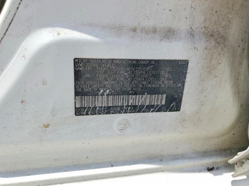 60800696 :رقم المزاد ، 2T3YF4DV5CW106720 vin ، 2012 Toyota Rav4 مزاد بيع