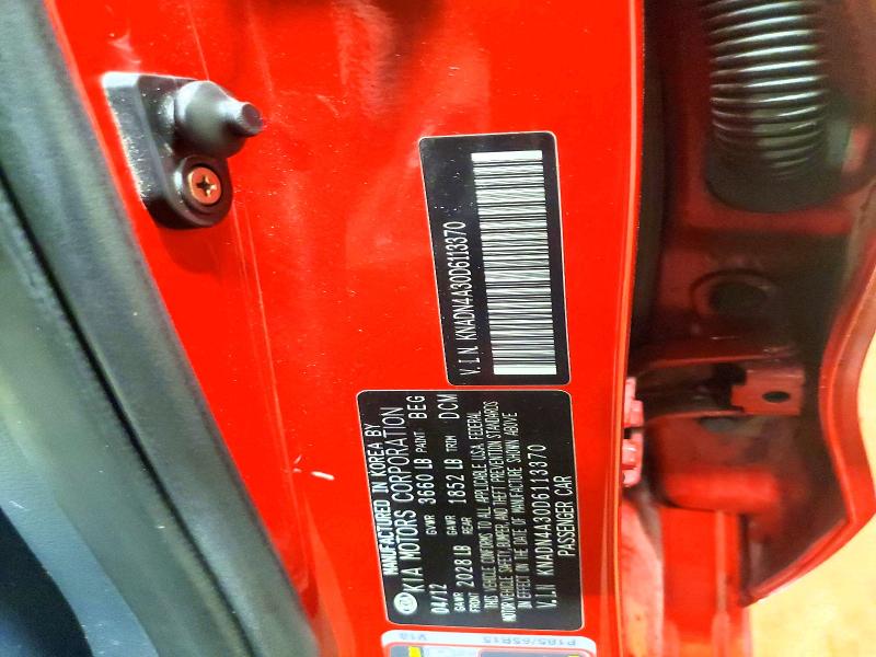 Aukcja sprzedaży 2013 Kia Rio, vin: KNADN4A30D6113370, numer aukcji: 61529806