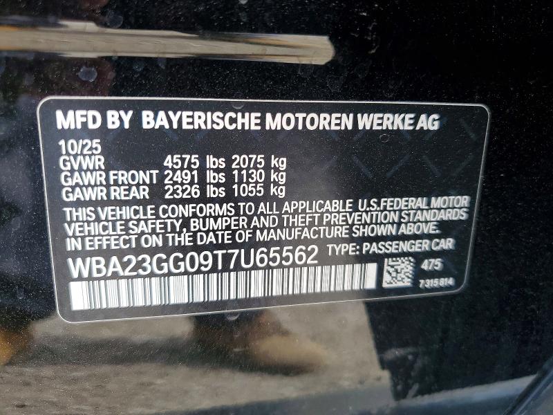 Aukcja sprzedaży 2026 Bmw 228xi, vin: WBA23GG09T7U65562, numer aukcji: 59317056