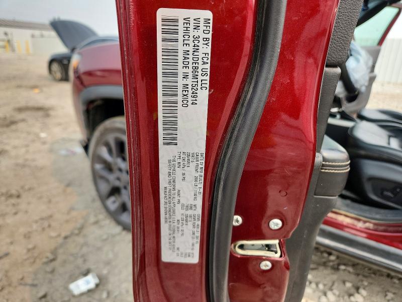 Продажа на аукционе авто 2021 Jeep Compass, vin: 3C4NJDEB6MT524914, номер лота: 61717916