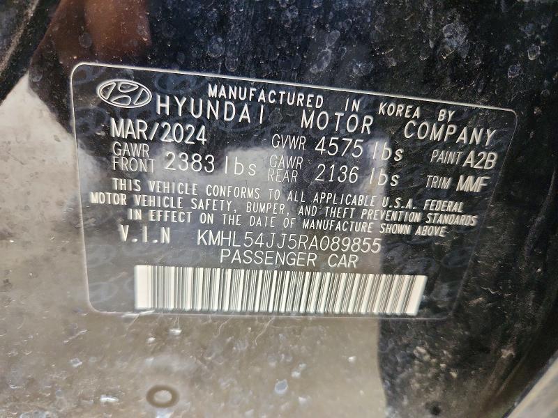 Aukcja sprzedaży 2024 Hyundai Sonata Hybrid, vin: KMHL54JJ5RA089855, numer aukcji: 63183836