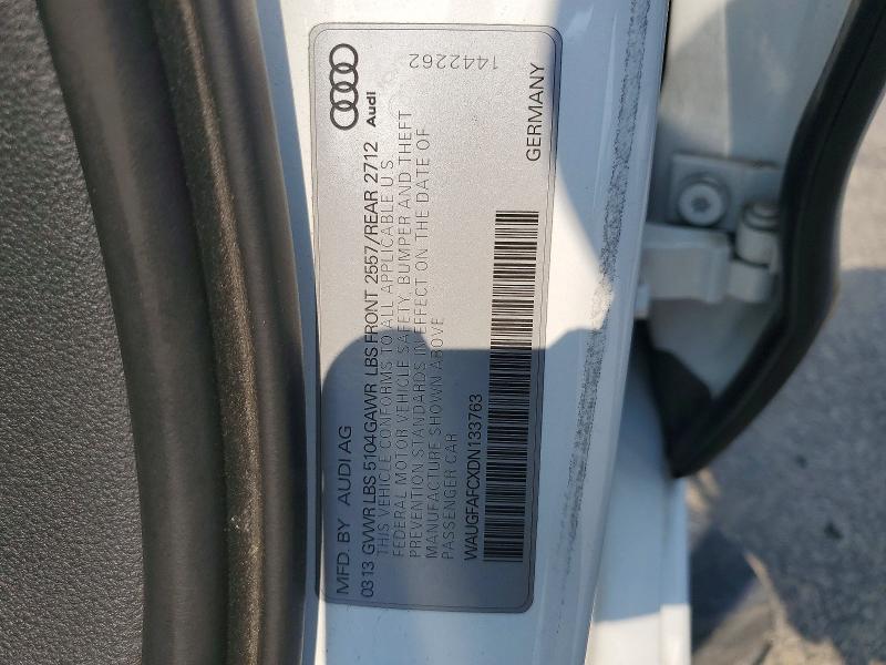 2013 Audi A6 მანქანა იყიდება აუქციონზე, vin: WAUGFAFCXDN133763, აუქციონის ნომერი: 85629105