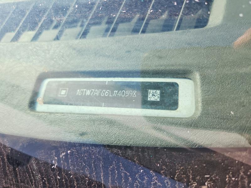 2020 Gmc Savana მანქანა იყიდება აუქციონზე, vin: 1GTW7AFG6L1140598, აუქციონის ნომერი: 62566946
