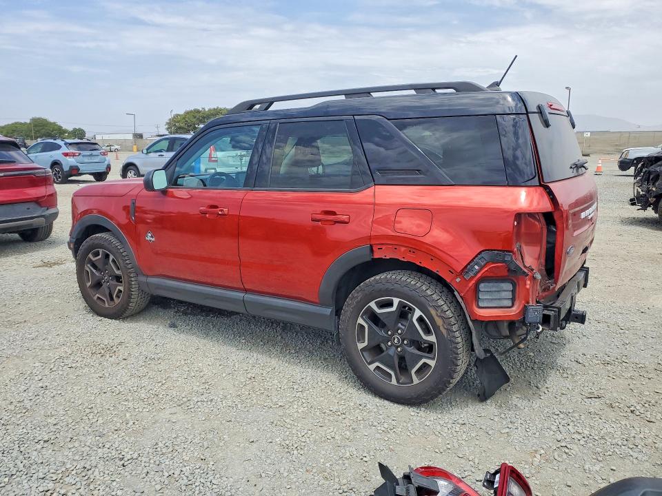 61798646 :رقم المزاد ، 3FMCR9C69NRD88369 vin ، 2022 Ford Bronco Sport مزاد بيع