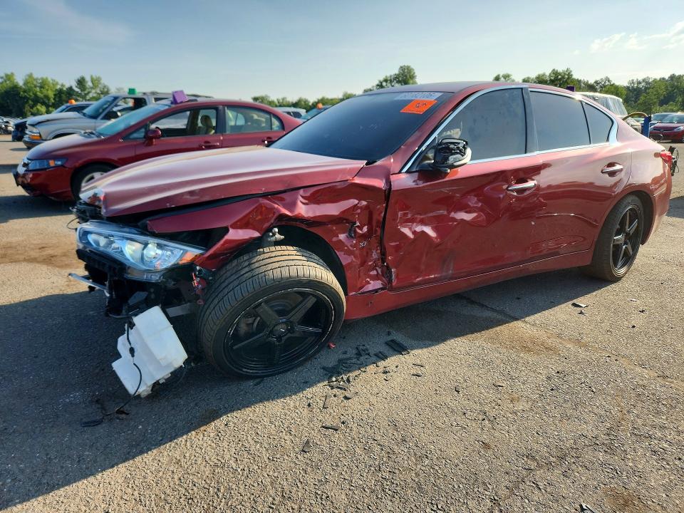 60182106 :رقم المزاد ، JN1BV7AR2FM398803 vin ، 2015 Infiniti Q50 مزاد بيع