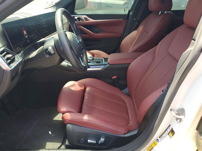 2024 Bmw I4 მანქანა იყიდება აუქციონზე, vin: WBY43AW09RFR86921, აუქციონის ნომერი: 62523616