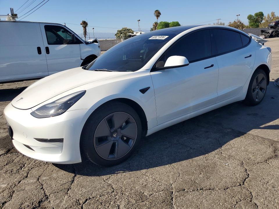 60621036 :رقم المزاد ، 5YJ3E1EA3PF489284 vin ، 2023 Tesla Model 3 مزاد بيع