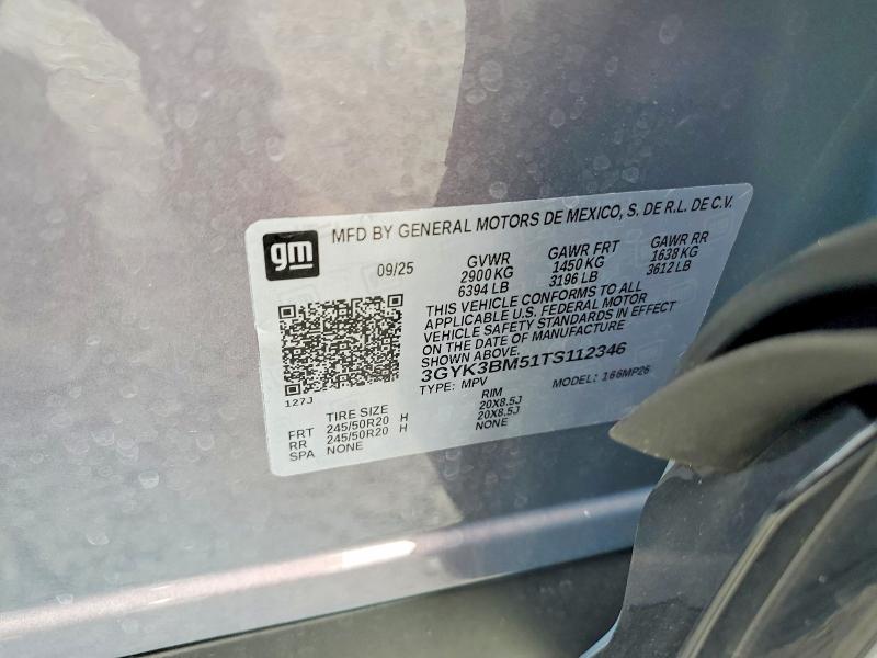 Продаж на аукціоні авто 2026 Cadillac Optiq, vin: 3GYK3BM51TS112346, номер лоту: 63190486