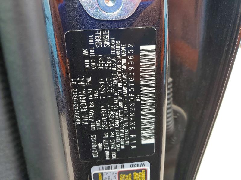 Продажа на аукционе авто 2026 Kia Sportage, vin: 5XYK23DF5TG399652, номер лота: 62527116