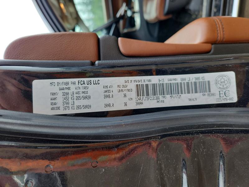 Продажа на аукционе авто 2015 Jeep Grand Cherokee, vin: 1C4RJFJT5FC131366, номер лота: 60246126