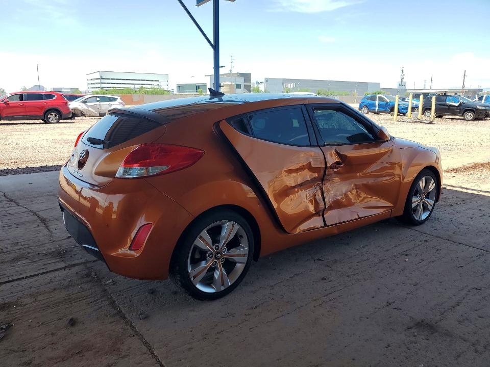2015 Hyundai Veloster მანქანა იყიდება აუქციონზე, vin: KMHTC6AD0FU238355, აუქციონის ნომერი: 60858586