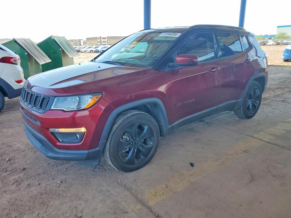 2021 Jeep Compass მანქანა იყიდება აუქციონზე, vin: 3C4NJCBB5MT567557, აუქციონის ნომერი: 61898096