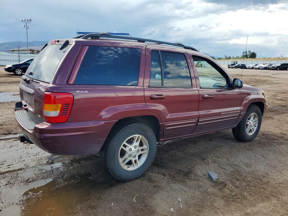60257356 :رقم المزاد ، 1J4GW68N0XC597654 vin ، 1999 Jeep Grand Cherokee مزاد بيع