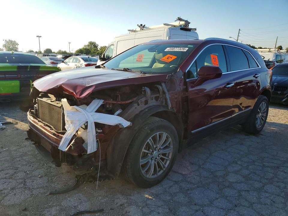 2017 Cadillac Xt5 მანქანა იყიდება აუქციონზე, vin: 1GYKNBRS3HZ228957, აუქციონის ნომერი: 59877326
