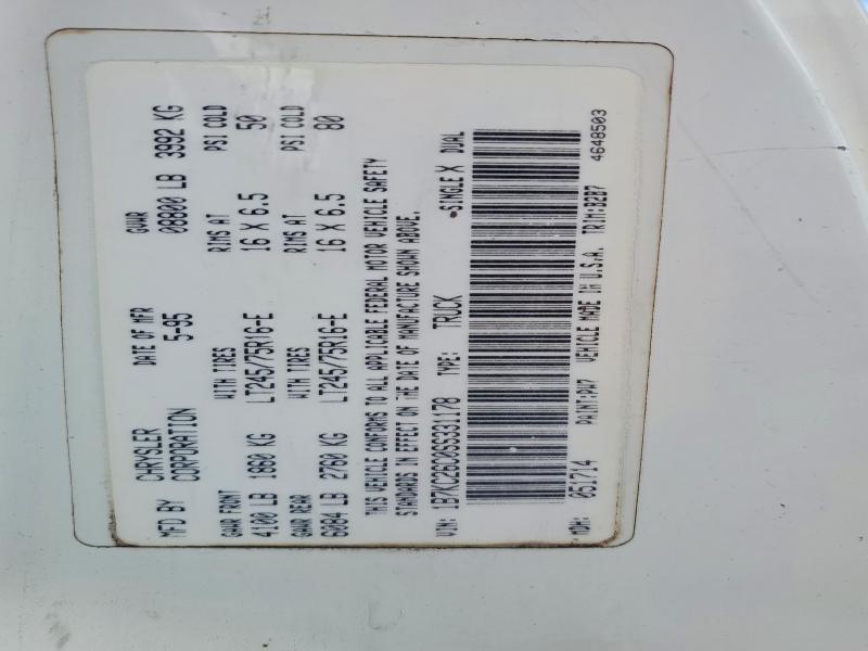 Aukcja sprzedaży 1995 Dodge Ram 2500, vin: 1B7KC26C0SS331178, numer aukcji: 60004576