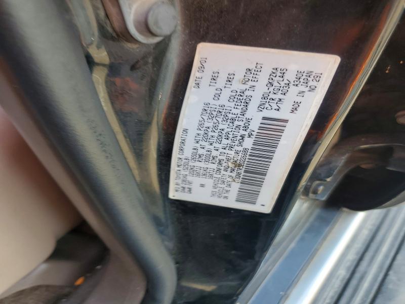 58922416 :رقم المزاد ، JT3GN87R520226688 vin ، 2002 Toyota 4runner مزاد بيع