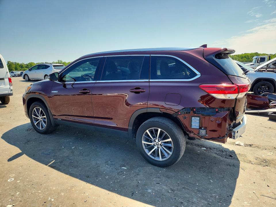 2019 Toyota Highlander Hybrid მანქანა იყიდება აუქციონზე, vin: 5TDJGRFH5KS069333, აუქციონის ნომერი: 61818266