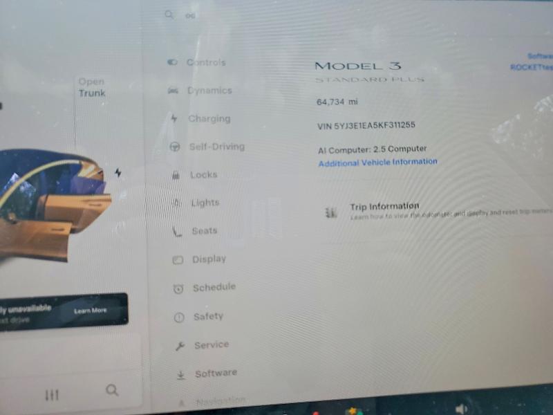 Продажа на аукционе авто 2019 Tesla Model 3, vin: 5YJ3E1EA5KF311255, номер лота: 62529596