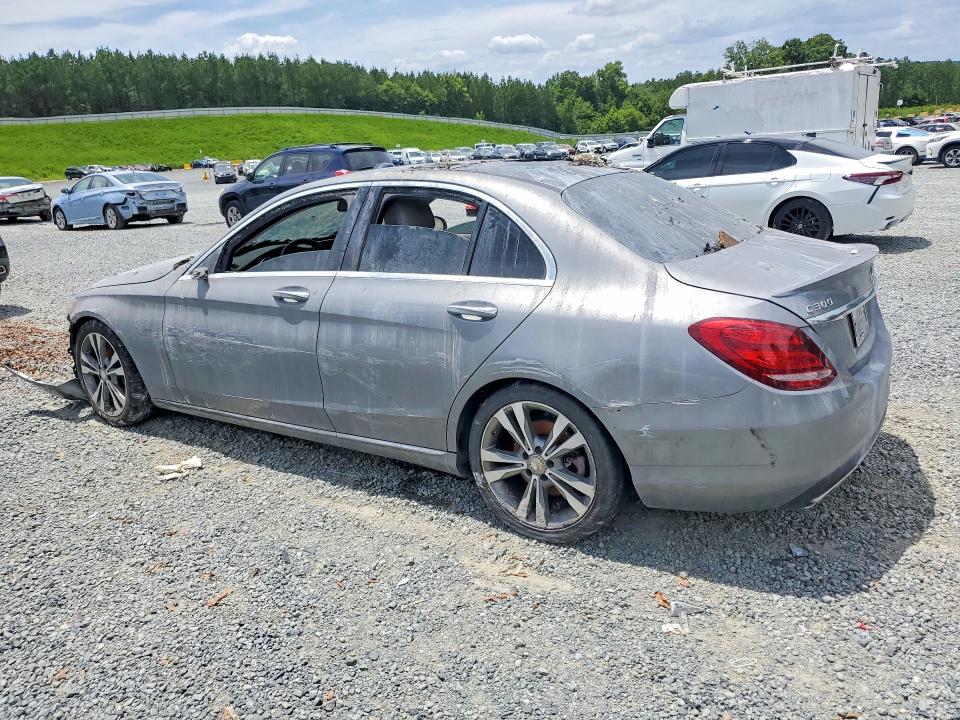 2015 Mercedes-benz C მანქანა იყიდება აუქციონზე, vin: 55SWF4JB0FU079016, აუქციონის ნომერი: 61016126
