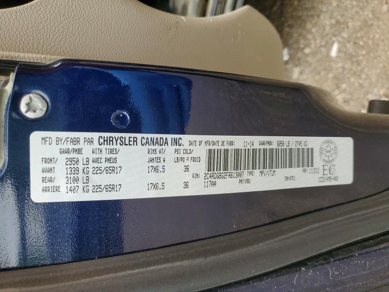 Продажа на аукционе авто 2015 Dodge Cara Grand, vin: 2C4RDGBG2FR613007, номер лота: 61132496