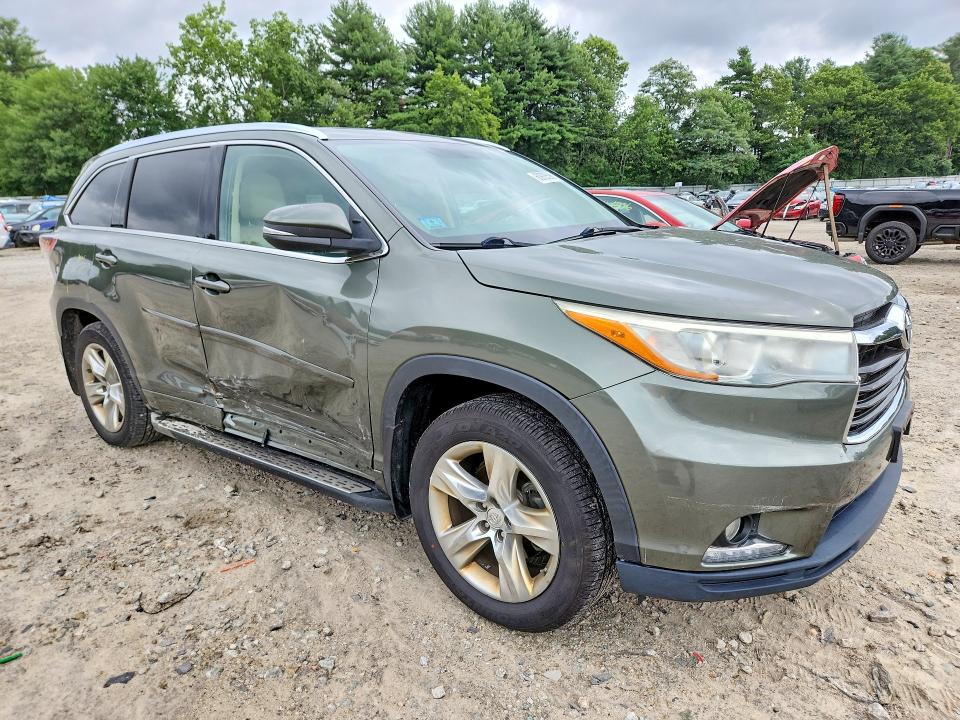 Продажа на аукционе авто 2015 Toyota Highlander, vin: 5TDDKRFH0FS103048, номер лота: 60928596