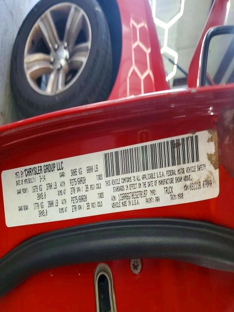 2014 Ram 1500 მანქანა იყიდება აუქციონზე, vin: 1C6RR6GT0ES278187, აუქციონის ნომერი: 61608496