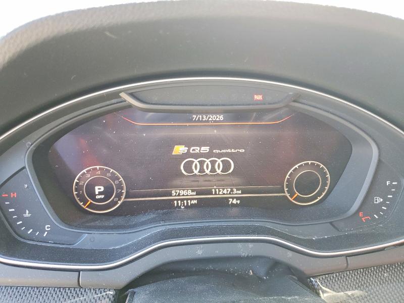 2019 Audi Sq5 მანქანა იყიდება აუქციონზე, vin: WA1C4AFY6K2100299, აუქციონის ნომერი: 60700976