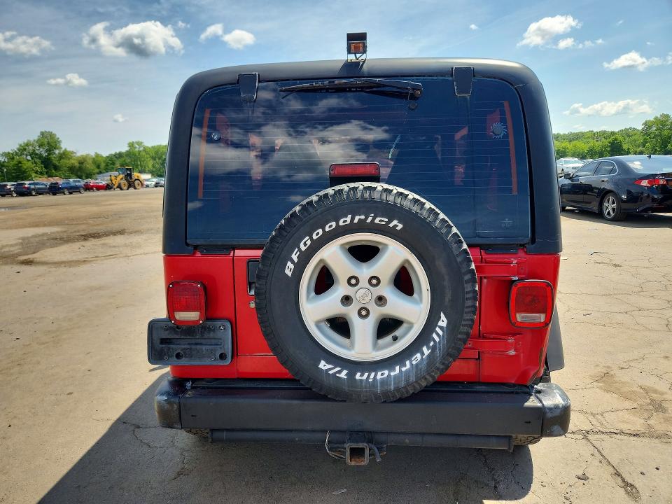 2000 Jeep Wrangler / Tj მანქანა იყიდება აუქციონზე, vin: 1J4FA49S1YP779411, აუქციონის ნომერი: 61581506