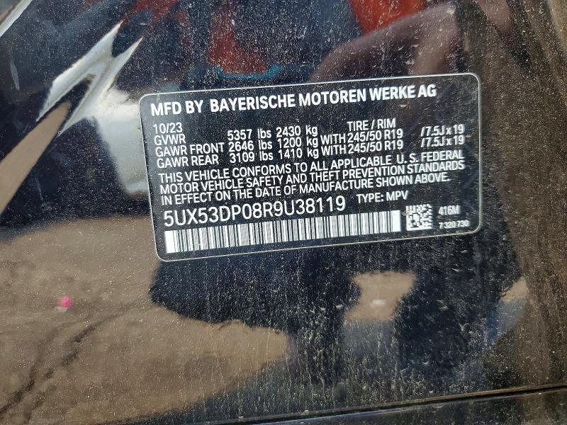 Продажа на аукционе авто 2024 Bmw X3, vin: 5UX53DP08R9U38119, номер лота: 85990605