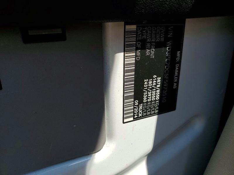 Aukcja sprzedaży 2015 Mercedes-benz Sprinter, vin: WD3PE7DC5F5973510, numer aukcji: 61114546