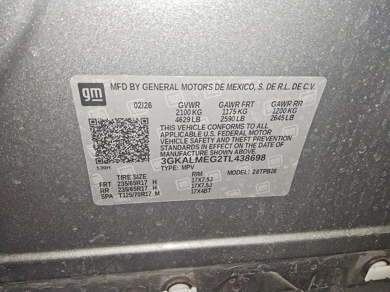 Продаж на аукціоні авто 2026 Gmc Terrain, vin: 3GKALMEG2TL438698, номер лоту: 60687326
