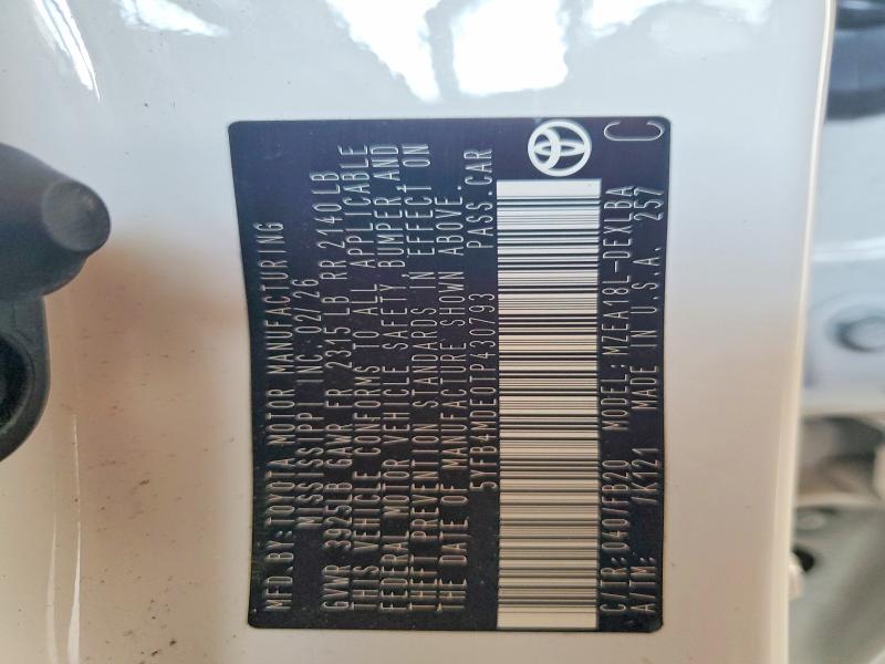 62209296 :رقم المزاد ، 5YFB4MDE0TP430793 vin ، 2026 Toyota Corolla مزاد بيع
