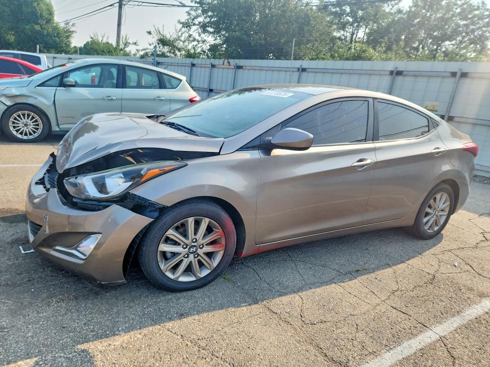 61278626 :رقم المزاد ، 5NPDH4AE4GH749070 vin ، 2016 Hyundai Elantra مزاد بيع