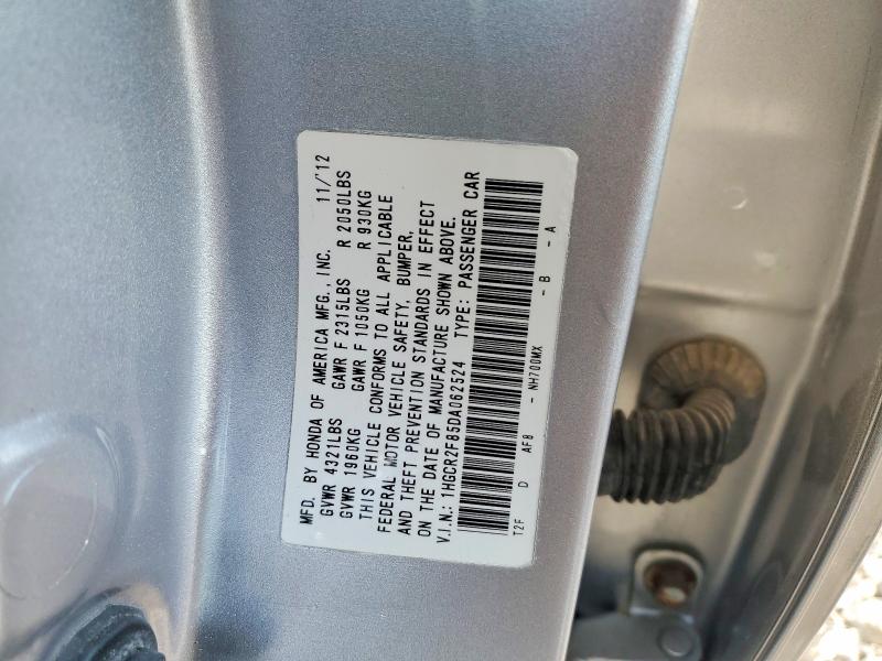 Продажа на аукционе авто 2013 Honda Accord, vin: 1HGCR2F85DA062524, номер лота: 62128726