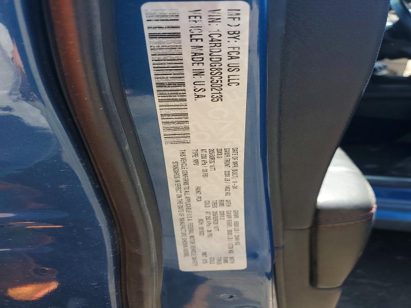 Aukcja sprzedaży 2025 Dodge Durango, vin: 1C4RDJDG8SC502135, numer aukcji: 61603376