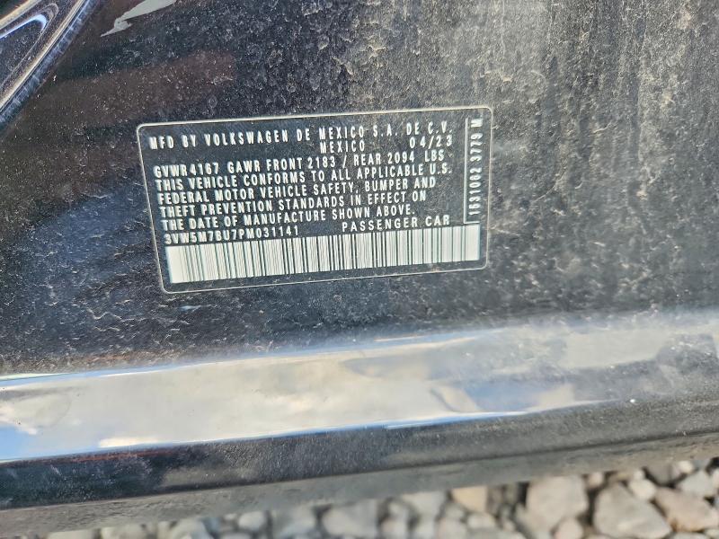 Продаж на аукціоні авто 2023 Volkswagen Jetta, vin: 3VW5M7BU7PM031141, номер лоту: 57462906