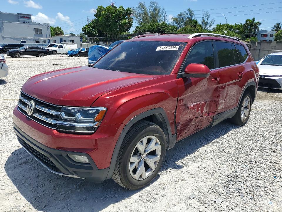 2018 Volkswagen Atlas მანქანა იყიდება აუქციონზე, vin: 1V2DP2CA7JC591942, აუქციონის ნომერი: 61857006
