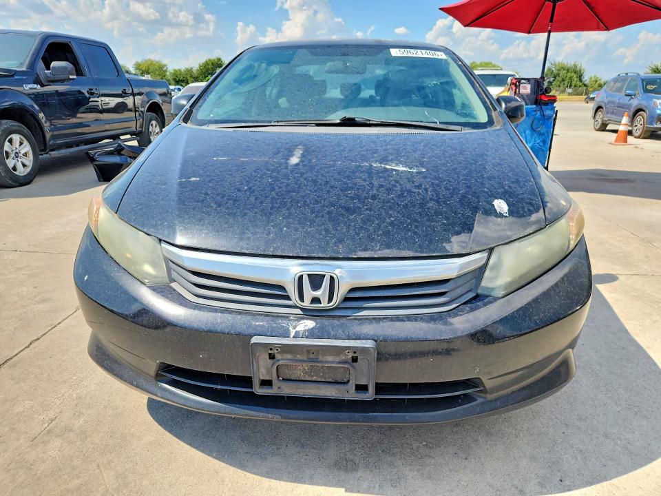 59621406 :رقم المزاد ، 2HGFB2F58CH555203 vin ، 2012 Honda Civic مزاد بيع