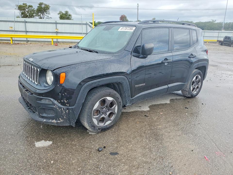 61787256 :رقم المزاد ، ZACCJAAW4GPE31139 vin ، 2016 Jeep Renegade مزاد بيع