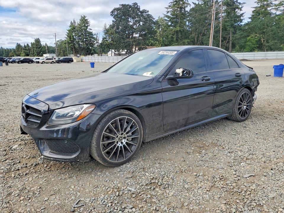 59299306 :رقم المزاد ، WDDWF4JB5JR409663 vin ، 2018 Mercedes-benz C مزاد بيع