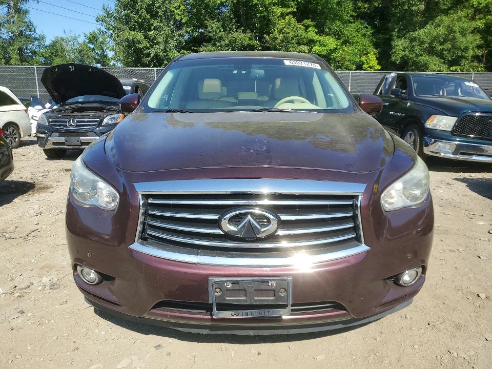 63021276 :رقم المزاد ، 5N1AL0MM3DC309860 vin ، 2013 Infiniti Jx35 مزاد بيع