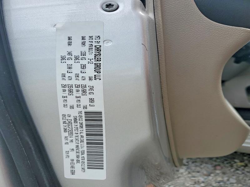 2012 Dodge Grand Caravan მანქანა იყიდება აუქციონზე, vin: 2C4RDGCG7CR295914, აუქციონის ნომერი: 60579496