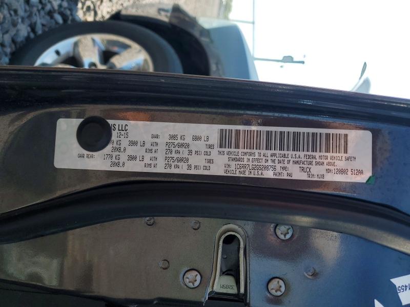 Продажа на аукционе авто 2016 Ram 1500, vin: 1C6RR7LG2GS208756, номер лота: 60915276