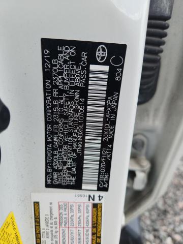Продаж на аукціоні авто 2020 Toyota C-hr, vin: JTNKHMBX9L1070514, номер лоту: 60557556