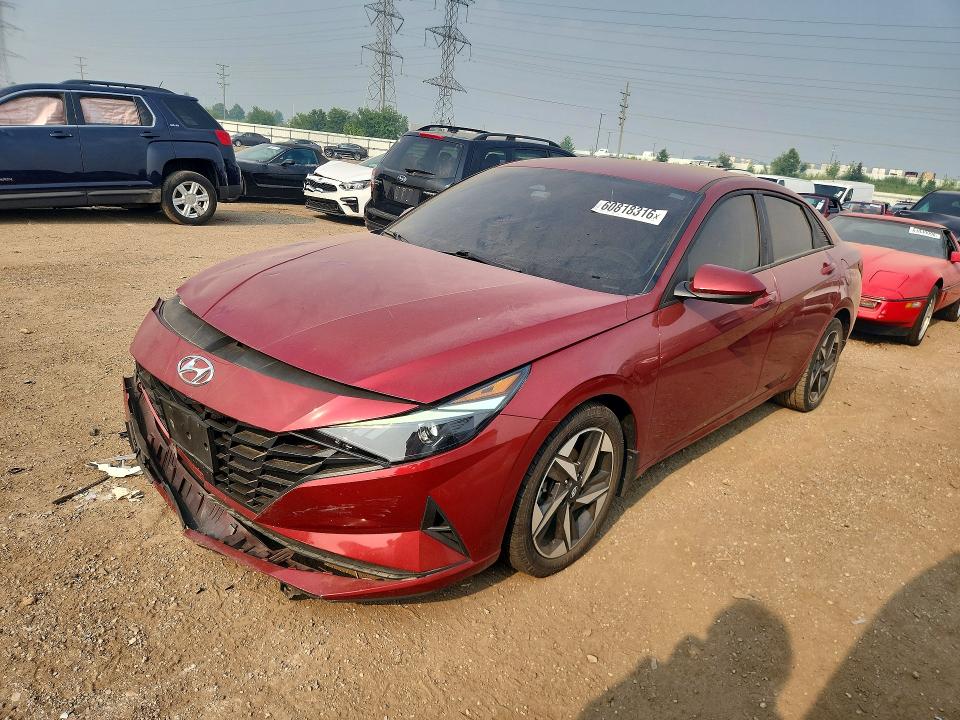 Продажа на аукционе авто 2023 Hyundai Elantra, vin: KMHLS4AG5PU609299, номер лота: 60818316