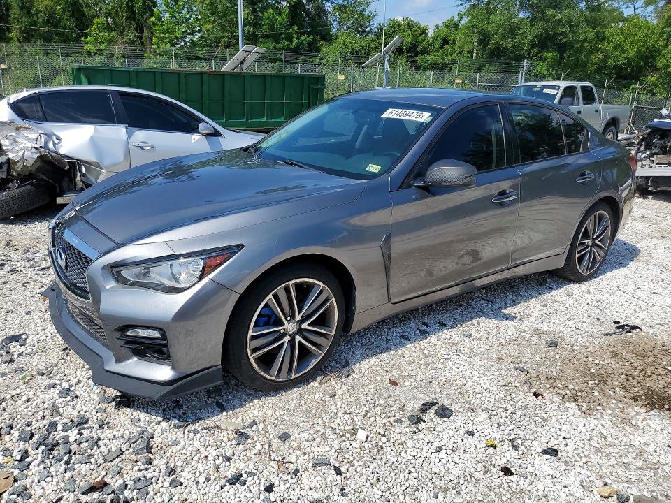 2014 Infiniti Q50 მანქანა იყიდება აუქციონზე, vin: JN1BV7AR0EM680310, აუქციონის ნომერი: 61489476