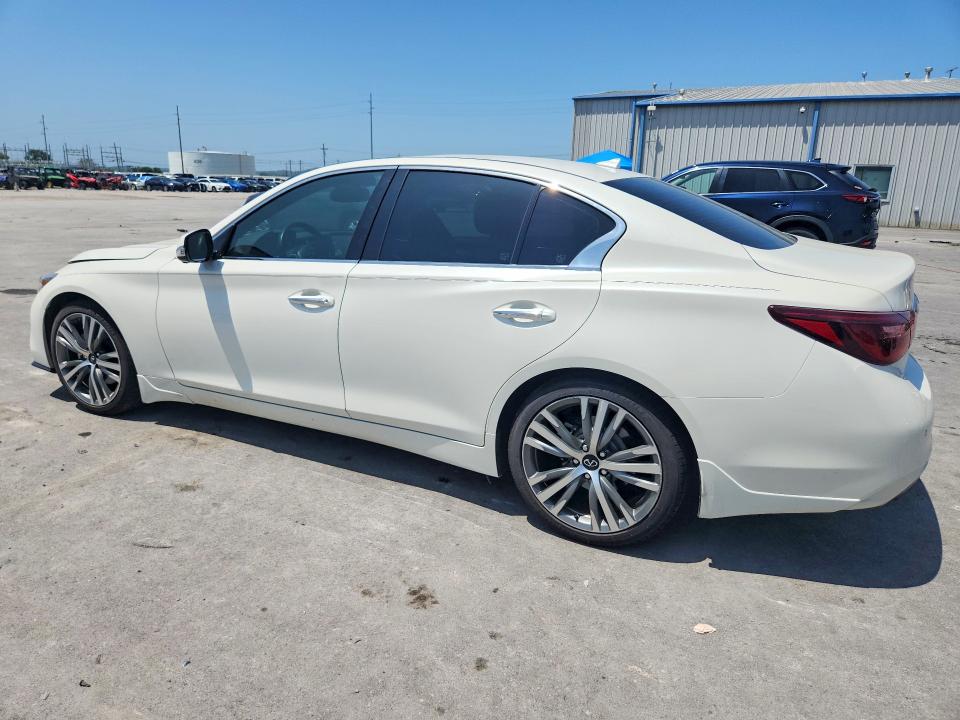 2022 Infiniti Q50 მანქანა იყიდება აუქციონზე, vin: JN1EV7CP4NM310549, აუქციონის ნომერი: 61631446
