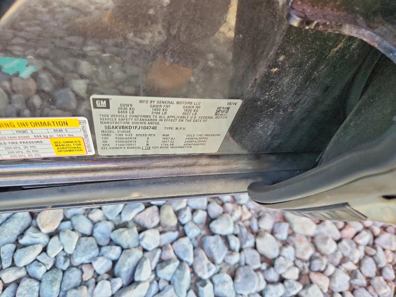 Продажа на аукционе авто 2015 Buick Enclave, vin: 5GAKVBKD1FJ104748, номер лота: 59794046