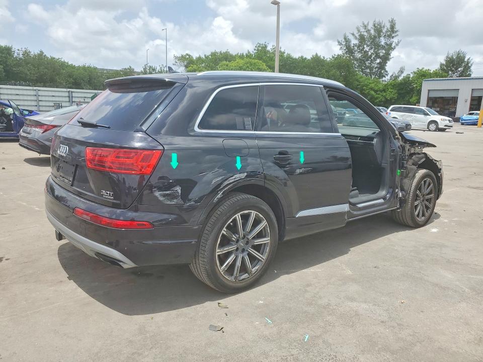 60550006 :رقم المزاد ، WA1LAAF71HD049632 vin ، 2017 Audi Q7 مزاد بيع