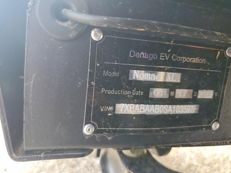 Aukcja sprzedaży 2025 Denago Golf Cart, vin: 7XBABAAB0SA103597, numer aukcji: 61023796